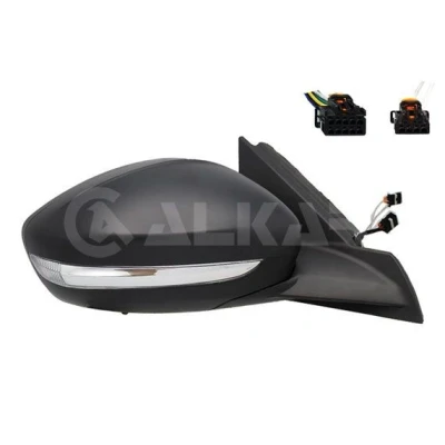 Imagem de Espelho retrovisor Alkar 6140726 à direita com subcapa elétrico aquecível, sensor de temeperatura, convexo