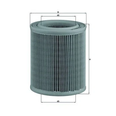 Imagem de MAHLE ORIGINAL LX 329 Filtro de ar 179,5 150,0 Cartucho filtrante RENAULT: Rapid Van, CLIO 1, 1 Kasten