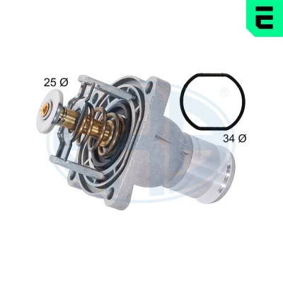 Imagem de ERA 350587A Termóstato, líquido de refrigeração 92 com junta Metal caixa OPEL: Astra H Hatchback, Corsa D Caravan