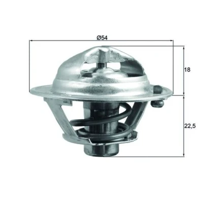 Imagem de MAHLE ORIGINAL TX 166 85D Termóstato, líquido de refrigeração 85 54 com junta HYUNDAI: Getz