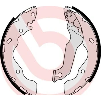 Imagem de BREMBO S 30 511 Maxilas de travão 203 38 com alavanca do mão