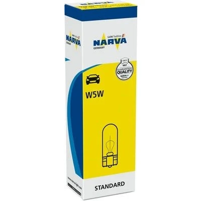 Imagem de NARVA 171773000 Lâmpada 12 5 W5W RENAULT: CLIO 3, 4, 2 Kasten, TOYOTA: HILUX 3 Pick up, Starlet IV Hatchback, MERCEDES BENZ: Vito Mixto