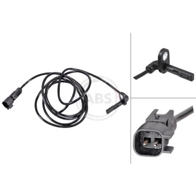 Imagem de A.B.S. 31715 Sensor de ABS activo 1840mm 1920mm 37mm preto OPEL: Insignia A Sports Tourer, Sedan