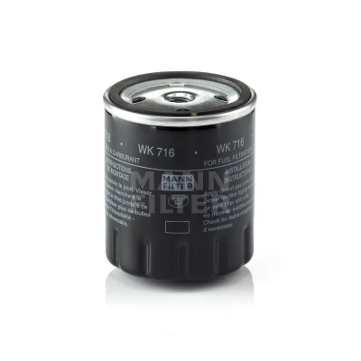 Imagem de MANN FILTER WK 716 Filtro de Combustível aparafusado MERCEDES BENZ: W123 Sedan, MB 100 Van, Classe G SUV