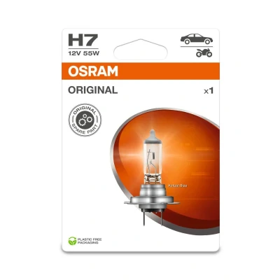 Imagem de OSRAM 64210 1BL Lâmpada, farol de longo alcance H7 12V 55W