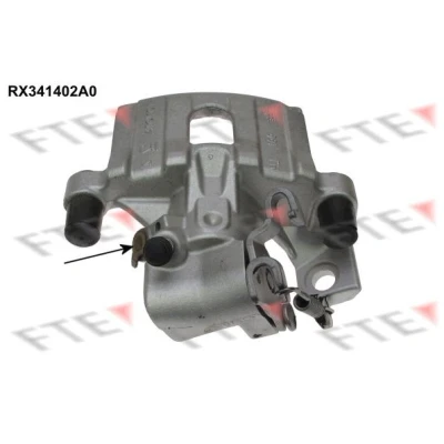 Imagem de FTE 9290244 Pinça de travão cinzento Alumínio Eixo traseiro direito sem suporte TOYOTA: Yaris II Hatchback, III Hatchback