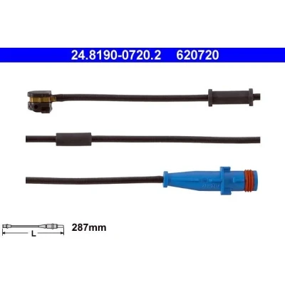 Imagem de ATE 24.8190 0720.2 Sensor de Desgaste Pastilha Freio OPEL: Astra H Caravan, Vectra C Sedan, Caravan