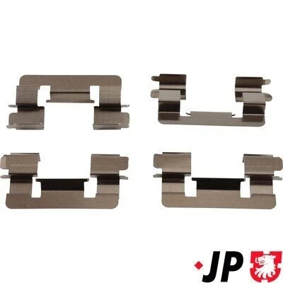 Imagem de JP GROUP 4864003710 Kit de acessórios, pastilhas travão Eixo dianteiro TOYOTA: Corolla IX Station Wagon, Hatchback
