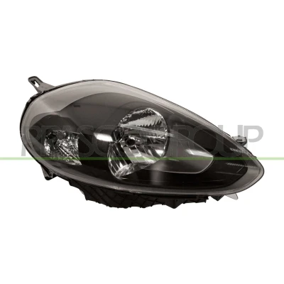 Imagem de PRASCO FT3444923 Farol Principal à direita H4 preto com motor de regulação do alcance dos faróis FIAT: Punto Evo Hatchback, III Hatchback