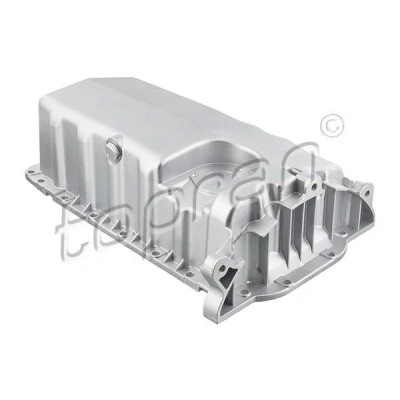 Imagem de TOPRAN 109 615 Cárter de Óleo com bujão despejo do óleo sem furo para o sensor nível Alumínio SEAT: Ibiza 3, 2, Leon I Hatchback