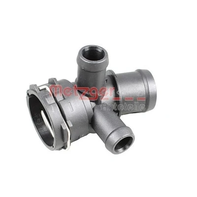 Imagem de METZGER 4010275 Tubo do líquido de refrigeração Termóstato com junta aro fixação AUDI: A4 B8 Sedan