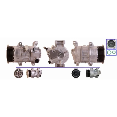 Imagem de ELSTOCK 51 0801 Compressor PAG 46 R 134a com juntas TOYOTA: Avensis III Sedan