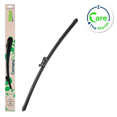 Imagem de Escova do limpa vidros Valeo Canopy 583951 500mm plana, Borracha limpeza fabricada com &gt;80% materiais sustentáveis