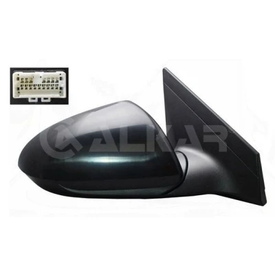 Imagem de Espelho retrovisor Alkar 6140679 à direita com subcapa elétrico aquecível, convexo para veículo volante esquerda