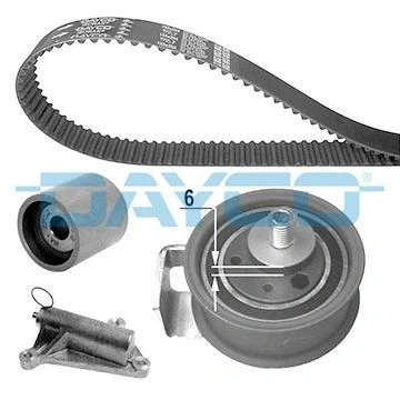 Imagem de DAYCO KTB405 Jogo de correias dentadas AUDI: A4 B5 Sedan, Avant, A6 C5 VOLKSWAGEN: Passat Variant