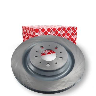 Imagem de FEBI BILSTEIN Disco de travão Eixo traseiro 335mm 20mm 5furos 114,3mm interior ventilado revestido 176865 104463100D Discos