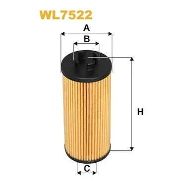 Imagem de WIX FILTERS WL7522 Filtro de óleo Cartucho filtrante BMW: 2 Gran Tourer, X1, Active MINI: Hatchback, Clubman, Hatchback