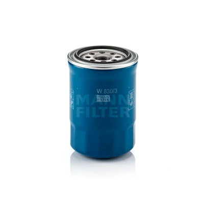 Imagem de MANN FILTER W 830/3 Filtro de óleo 3/4 16 UNF com duas válvulas retenção aparafusado HYUNDAI: Getz, Matrix, ACCENT 2, KIA: CARNIVAL 2