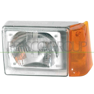 Imagem de PRASCO FT1214803 Farol Principal à direita R2 (Bilux) amarelo com luz intermitente para circulação pela FIAT: Panda I Hatchback