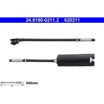 Imagem de ATE 24.8190 0211.2 Sensor de Desgaste Pastilha Freio BMW: 3 Compact