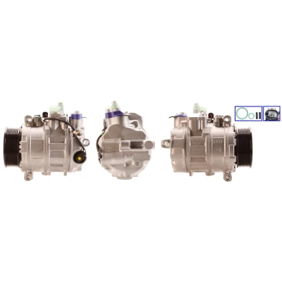 Imagem de LUCAS ACP799 Compressor PAG 46 R 134a com juntas MERCEDES BENZ: Classe R, ML