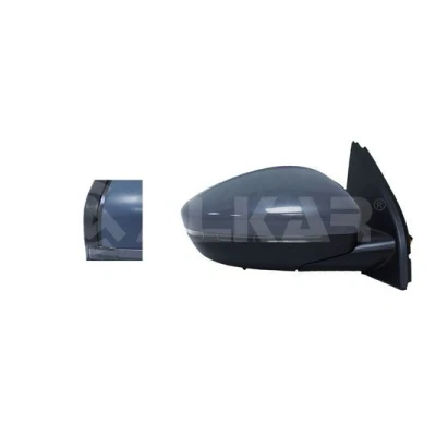 Imagem de Espelho retrovisor Alkar 6126298 à direita com subcapa elétrico aquecível, sensor de temeperatura, convexo PEUGEOT: 308 II Hatchback