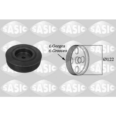 Imagem de SASIC 2154010 Polia da Cambota 122 RENAULT: Megane 1, LAGUNA 1 Grandtour, Scenic
