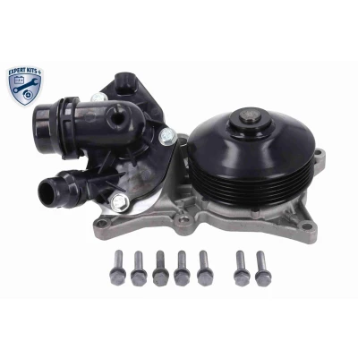 Imagem de VEMO V20 99 0006 Bomba de água com polia junta parafusos, termóstato 95mm caixa, Caixa plástico BMW: 5 Touring, 3 Sedan, 4 Cabrio