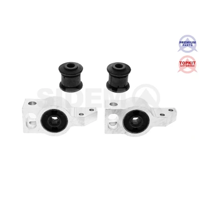 Imagem de SIDEM 863656 KIT Casquilho de Braço Suspensão Eixo dianteiro, em baixo Rolamento borracha e metal transversal