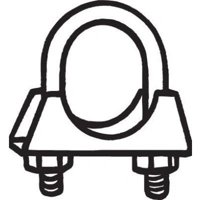 Imagem de BOSAL 250 845 Peça de aperto, sistema escape 45