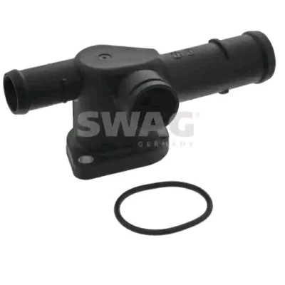 Imagem de SWAG 30 94 8365 Flange Plástico com junta VOLKSWAGEN: Passat B6 Sedan, Golf 5, Jetta 3, SEAT: Leon II Hatchback, Altea, Altea XL, AUDI: A3 Sportback