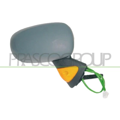 Imagem de Espelho retrovisor Prasco RN3087323P Premium à direita com subcapa elétrico aquecível, ajustável pelo interior, sensor de temeperatura
