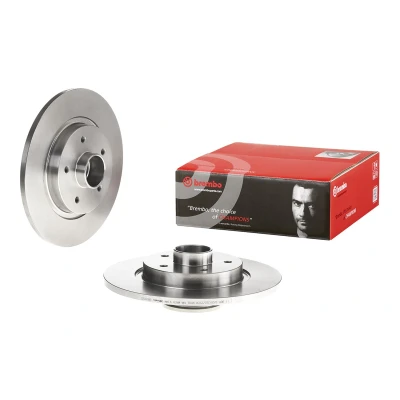 Imagem de BREMBO 08.B395.27 Disco de travão 274 11 5 cheio com jogo rolamentos roda, anel sensor do ABS RENAULT: Kangoo II Express