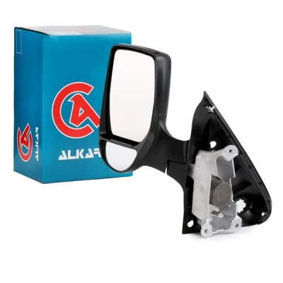 Imagem de espelho retrovisor Alkar 9201960 esquerda manual Braço do curto, convexo para veículo com volante à FORD: Transit Mk5 Minibus