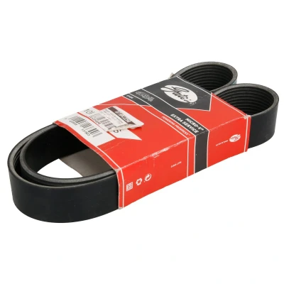 Imagem de GATES 10PK1225HD Correia trapezoidal estriada 1225 10 Poliéster, EPDM (borracha de etileno propileno dieno)