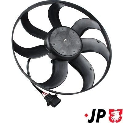 Imagem de JP GROUP 1199103500 ventilador de radiador 387 271 com estrutura do (caixilho) SKODA: Fabia III Carrinha, I Hatchback