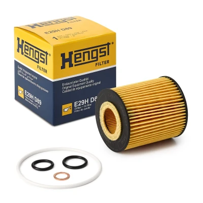 Imagem de HENGST FILTER E29H D89 Filtro de óleo Cartucho filtrante BMW: 3 Sedan, Touring, 5 Sedan
