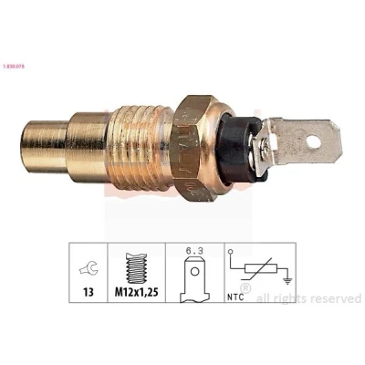Imagem de EPS 1.830.078 Sensor da Temperatura do Líquido de Refrigeração Made in Italy OE Equivalent NISSAN: 200SX, Cabstar E Camião plataforma / Chassis