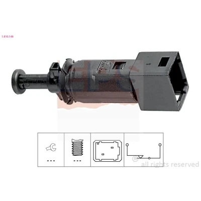 Imagem de EPS 1.810.148 Interruptor de luz stop mecânico Made in Italy OE Equivalent RENAULT: CLIO 2, 2 Kasten, Kangoo I Express, OPEL: Movano A Van