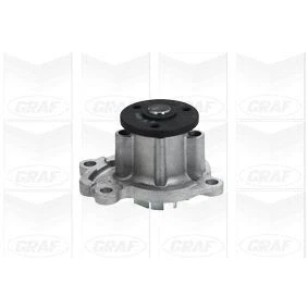 Imagem de GRAF PA1065 Bomba de água com junta mecânico Chapa aço para accionamento da correia trapezoidal estriada RENAULT: Clio 4, MEGANE 3 Grandtour