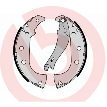 Imagem de BREMBO S 23 556 Maxilas de travão 229 42 com alavanca do mão FIAT: Palio I Weekend, Strada Pick up, Idea, LANCIA: Musa