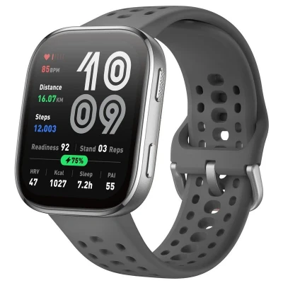 Imagem de Amazfit Bip 6 Smartwatch 1.97&quot; 2000nits com Mapas Offline e 140 Desportos Cinzento Escuro