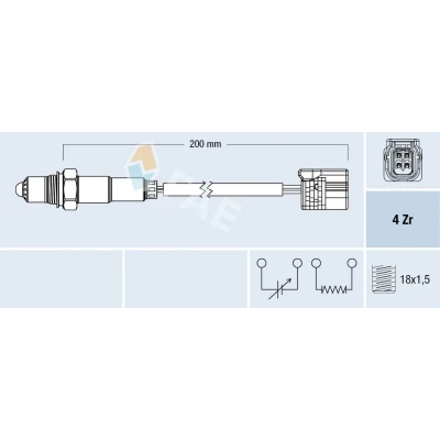 Imagem de FAE 77786 Sonda lambda