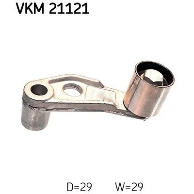 Imagem de SKF VKM 21121 Polia de desvio/de guia, correia dentada VOLKSWAGEN: Golf 4 Variant, Polo III Hatchback, 4, SEAT: Ibiza 3, 2