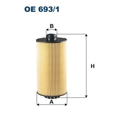 Imagem de FILTRON OE 693/1 Filtro de óleo Cartucho filtrante IVECO: Stralis
