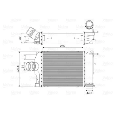 Imagem de VALEO 818609 Intercooler sem válvula de recirculação dos gases escape RENAULT: Captur, Clio 4, DACIA: Duster II
