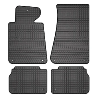 Imagem de FROGUM 547396 Conjunto de tapete chão Borracha à frente e atrás 4 preto medida BMW: 5 Sedan
