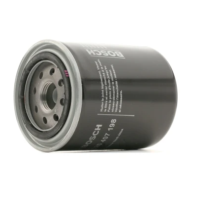Imagem de BOSCH F 026 407 198 Filtro de óleo 1&quot; 12 UNF com uma válvula retenção aparafusado NISSAN: Patrol GR 4 SUV, Primera Carrinha, 5 SUV