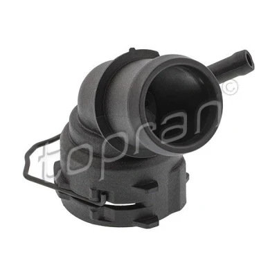Imagem de TOPRAN 117 448 Flange Poliamida 6.6, GFK (plástico reforçado a fribra de vidro) Radiador, à esquerda, em cima com junta aro fixação