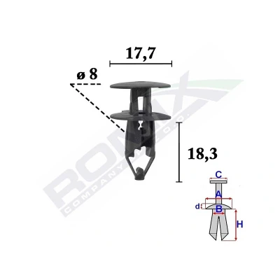 Imagem de ROMIX C70570 Clip